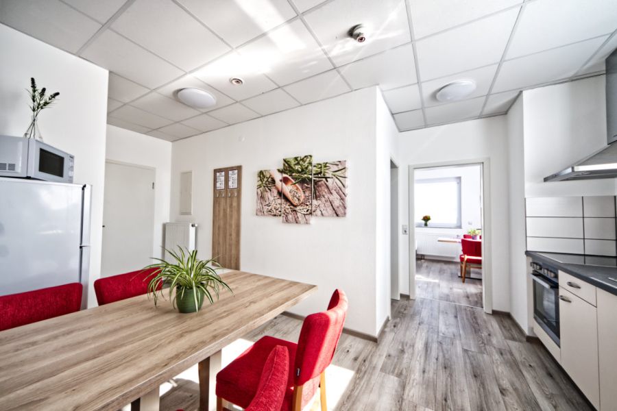 Comfort room lounge area
